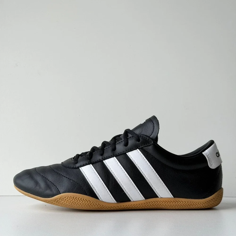 Adidas Grand Court Lo Womens 8 Black Indoor Soccer Athletic‎ Preppy Sneakers